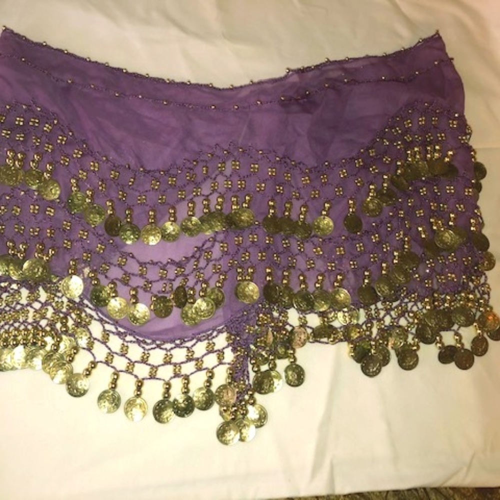 Beatiful purple hip scarf